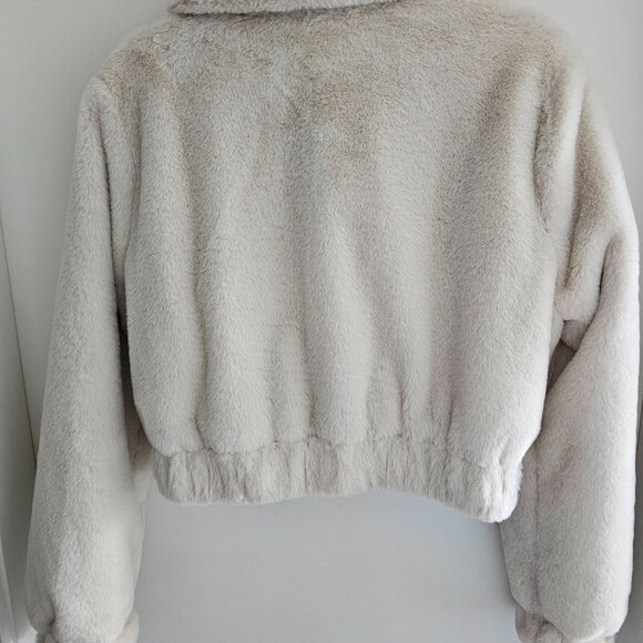 Faux Fur Bomber Jacket - Picture 3 of 3
